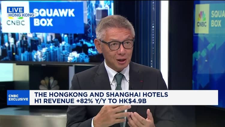 Hong Kong ainda está fraca, diz a operadora de hotéis de luxo HongKong e Shanghai Hotels