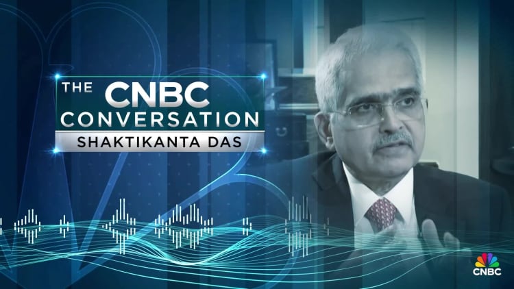 Assista à entrevista completa da CNBC com Shaktikanta Das, governador do Reserve Bank of India