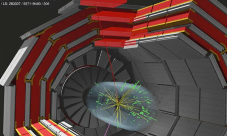 Experimento de Solenóide de Múon Compacto no Grande Colisor de Hádrons, bóson W candidato do CERN