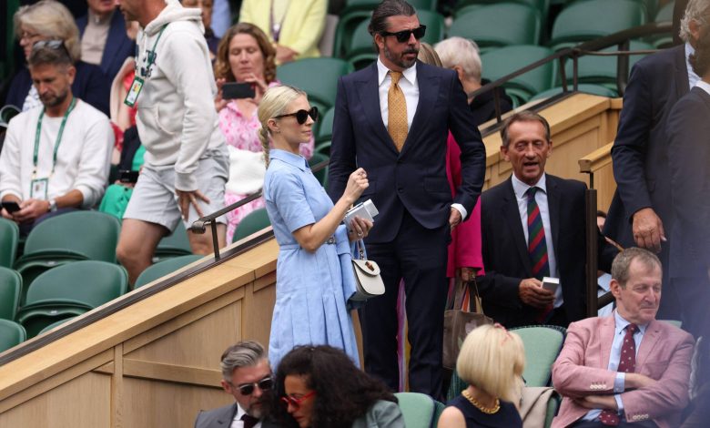 Dave Grohl e Jordyn Blum em Wimbledon 2024