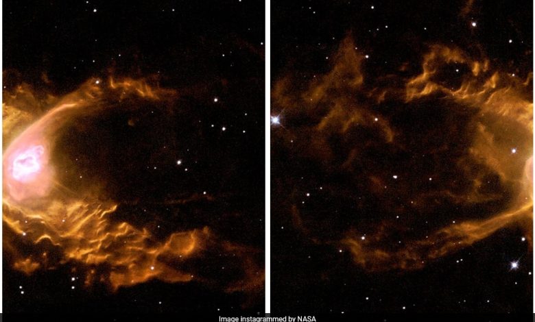 NASA compartilha fotos fascinantes da Nebulosa da Aranha Vermelha e deixa a Internet impressionada