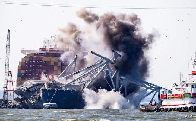 EUA pedem US$ 100 milhões ao dono do navio que destruiu a ponte de Baltimore