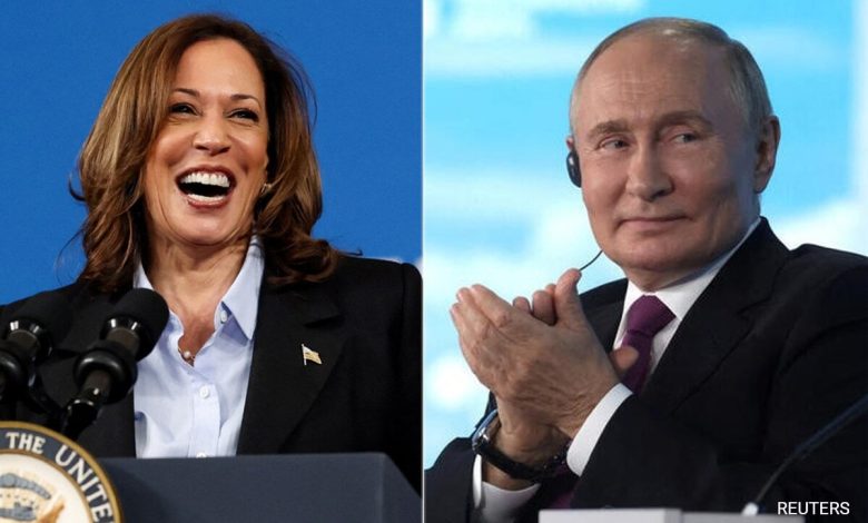 Putin apoia Kamala Harris para a presidência dos EUA e diz: