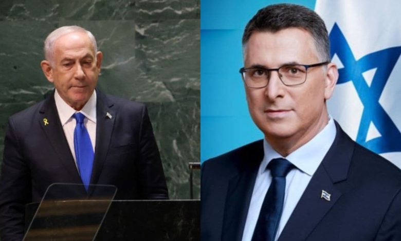 Netanyahu dá as boas-vindas ao ex-oponente Gideon Saar de volta ao governo