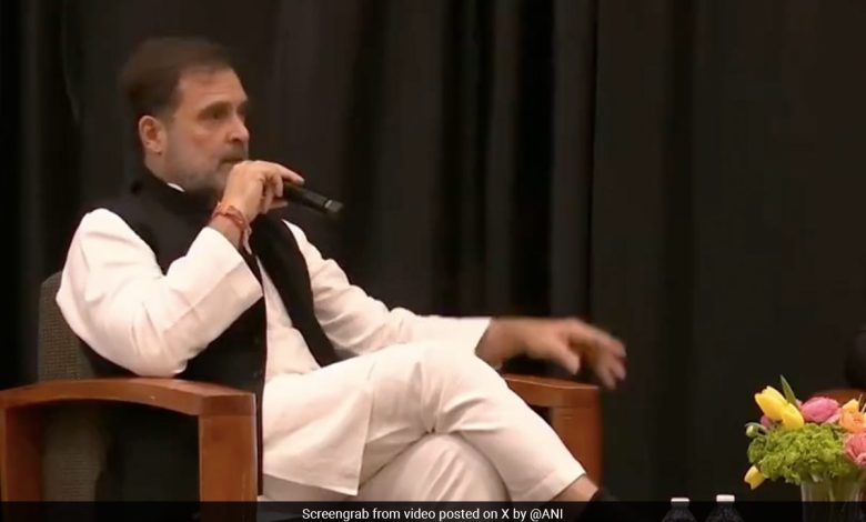 'A Índia tem que pensar sobre o ato de produção': Rahul Gandhi nos EUA