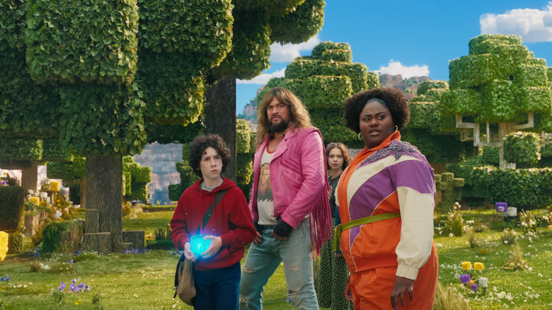 Jason Momoa e Danielle Brooks em um filme de Minecraft