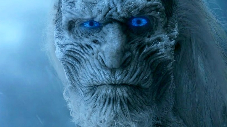 Close-up do final da segunda temporada de Game of Thrones, White Walker