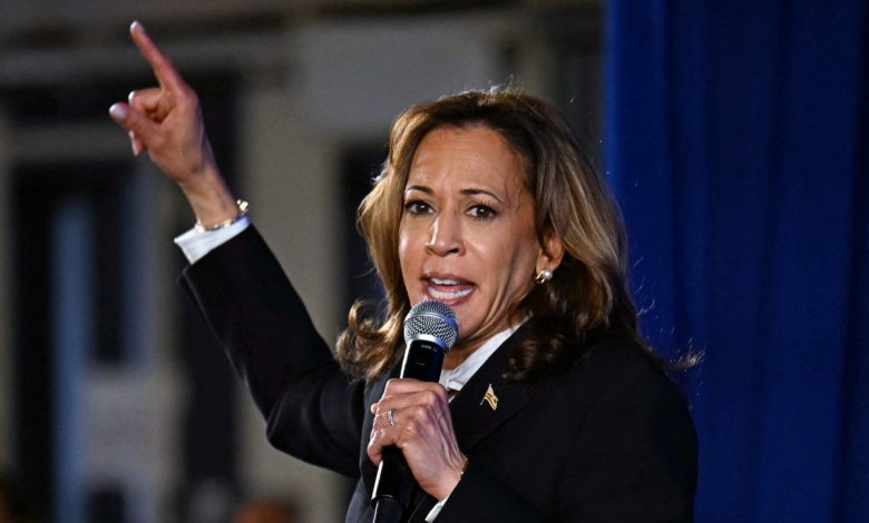 'Estou feliz que ele esteja seguro': Kamala Harris após tiros disparados nas proximidades de Trump