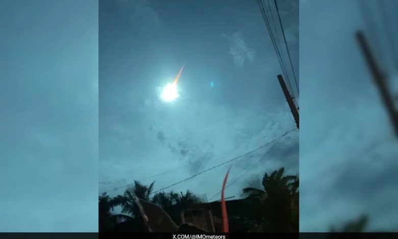 Vídeo: Asteroide queima na atmosfera da Terra, iluminando o céu das Filipinas