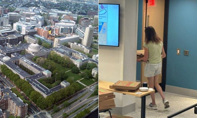 Estudantes do MIT interrompem palestra de professor israelense e roubam pizza em protesto bizarro