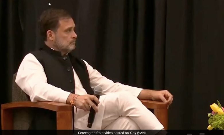 'Se você estiver posicionado corretamente, é uma oportunidade': Rahul Gandhi sobre IA