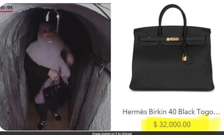 Vídeo: A esposa de Yahya Sinwar é vista com uma bolsa Hermes de 26 Lakhs no túnel de Gaza