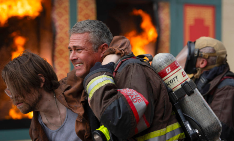 Severide salva uma vítima.