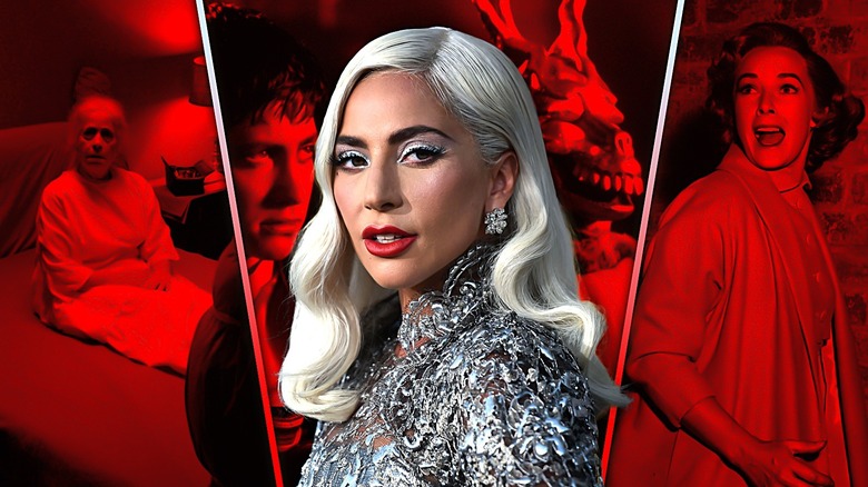 Lady Gaga sobre imagens de O Exorcista, Donnie Darko e Psicose