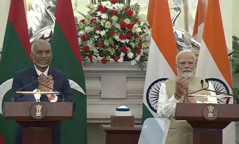 "A Índia sempre foi a primeira a responder": PM Modi encontra-se com o presidente das Maldivas, Muizzu