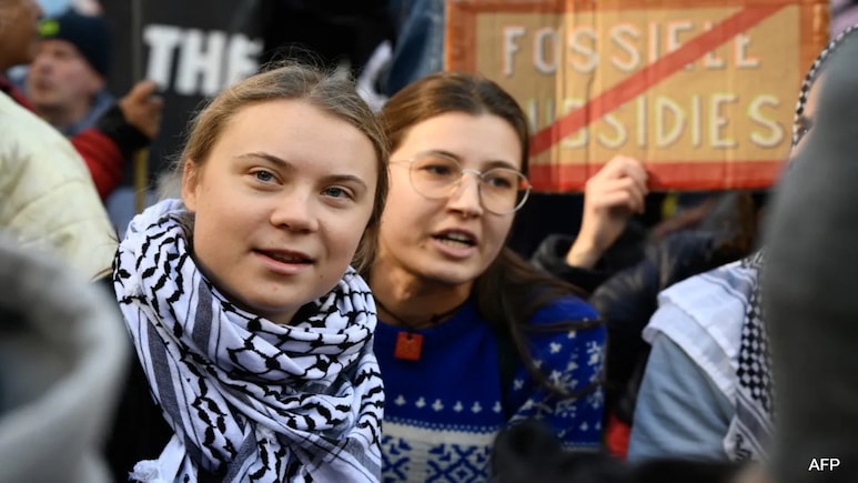 Greta Thunberg detida em Bruxelas por bloquear estrada durante protesto